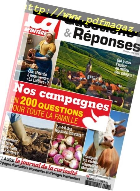 Ca M’Interesse Questions & Reponses – fevrier 2018 Cover