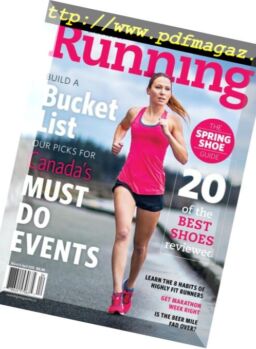 Canadian Running – March-April 2018