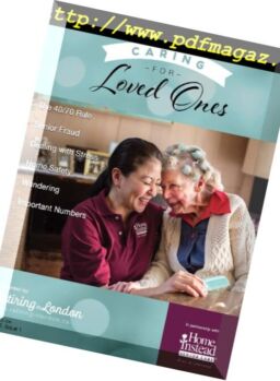 Caring For Loved Ones – April 2018