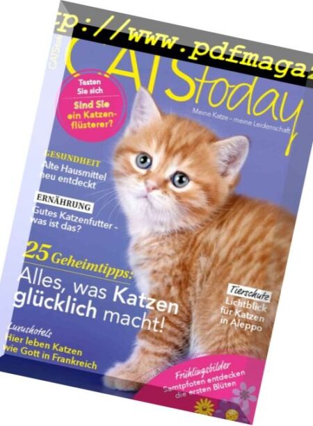 Cats Today – Marz 2018 Cover