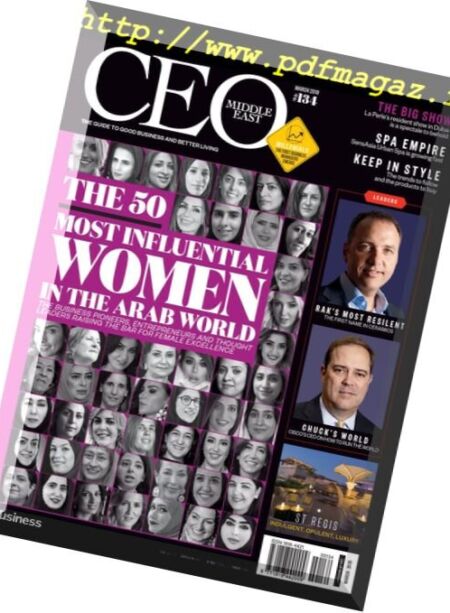 CEO Middle East – March 2018 Cover