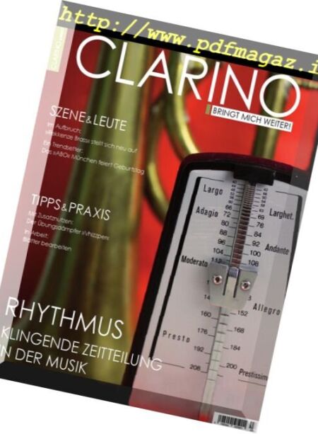 Clarino – Marz 2018 Cover