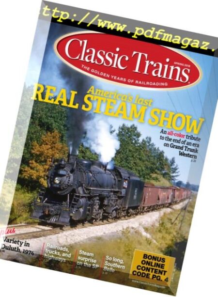Classic Trains – March 2018 Cover