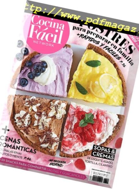 Cocina Facil – febrero 2018 Cover