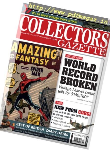 Collectors Gazette – February 2018 Cover
