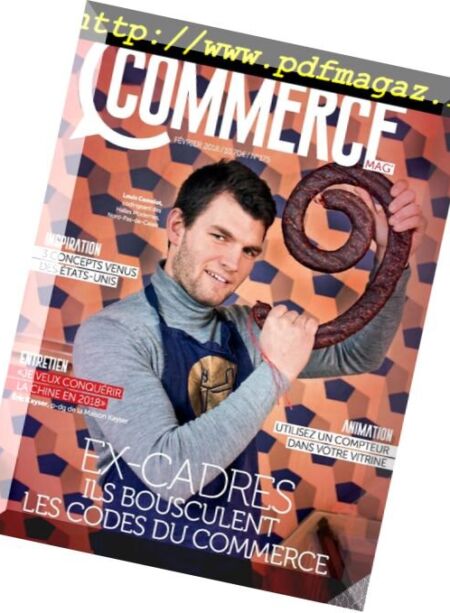 Commerce Magazine – 24 fevrier 2018 Cover