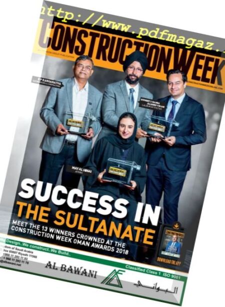 Construction Week Middle East – 17 March 2018 Cover