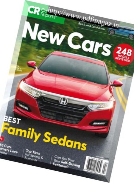 Consumer Reports New Cars – April 2018 Cover