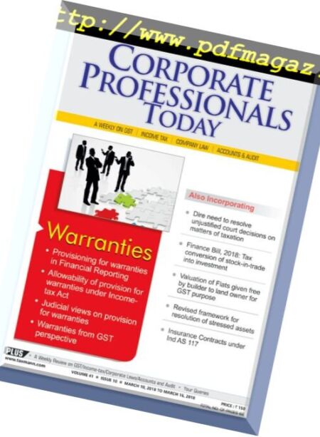 Corporate Professional Today – 10 March 2018 Cover