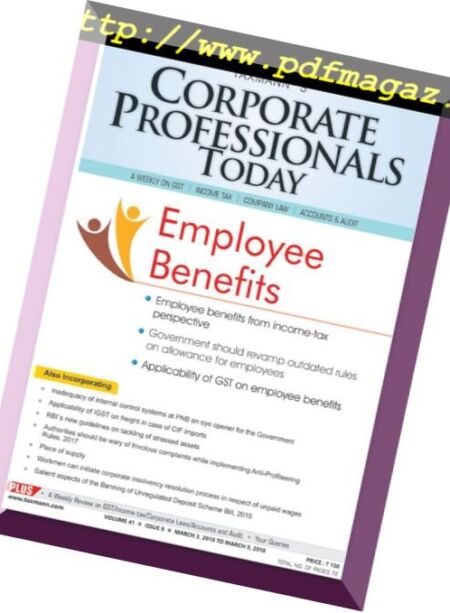 Corporate Professional Today – 3 March 2018 Cover
