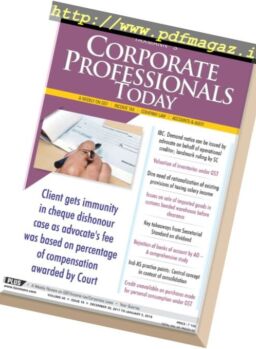 Corporate Professional Today – 30 December 2017