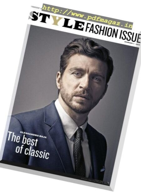 Corriere della Sera Style Fashion Issue – N 1, 2018 Cover
