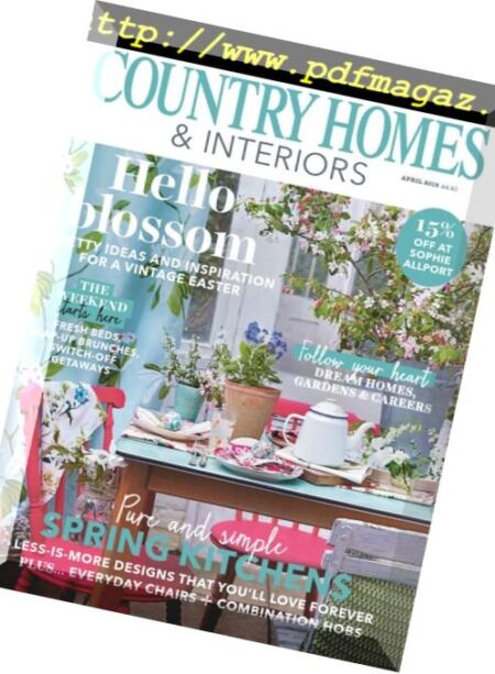 Country Homes & Interiors – April 2018 Cover