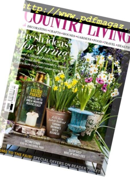 Country Living UK – April 2018 Cover