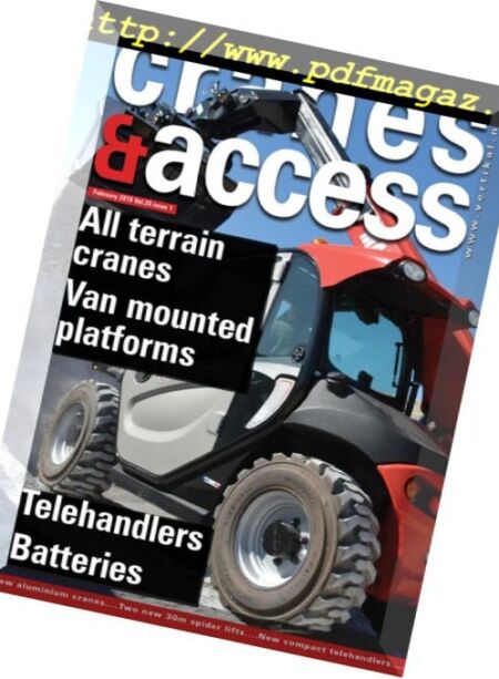 Cranes & Access – February 2018 Cover
