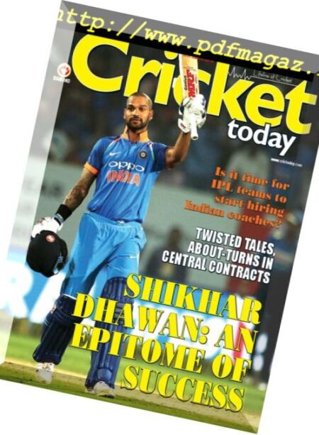 Cricket Today – 16 March 2018 Cover