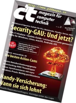 c’t Magazin – 20 Januar 2018