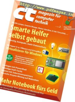c’t Magazin – 6 Januar 2018