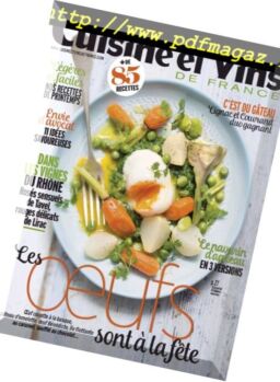 Cuisine et Vins de France – Avril-Mai 2018