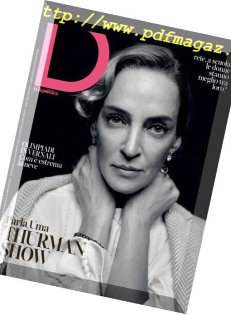 D la Repubblica – 27 Gennaio 2018 Cover