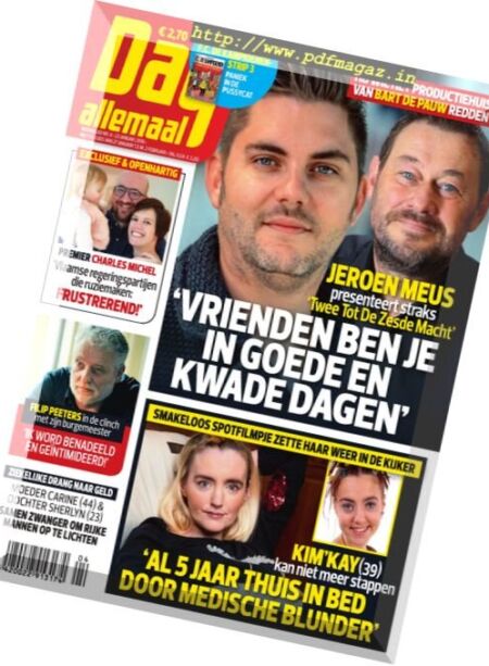 Dag Allemaal – 23 januari 2018 Cover