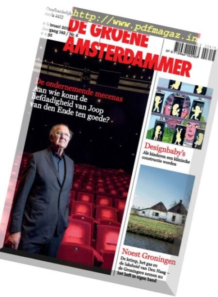 De Groene Amsterdammer – 8 februari 2018 Cover