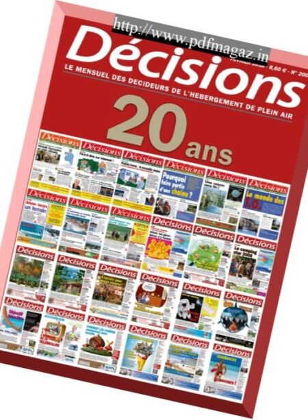 Decisions HPA – fevrier 2018 Cover