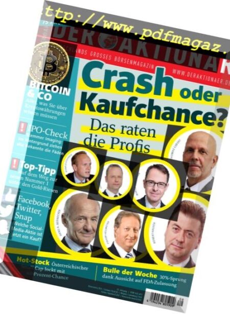 Der Aktionar – 16 Februar 2018 Cover