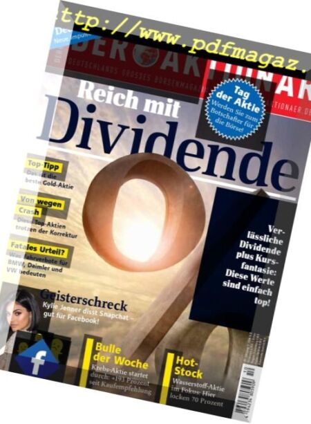 Der Aktionar – 2 Marz 2018 Cover