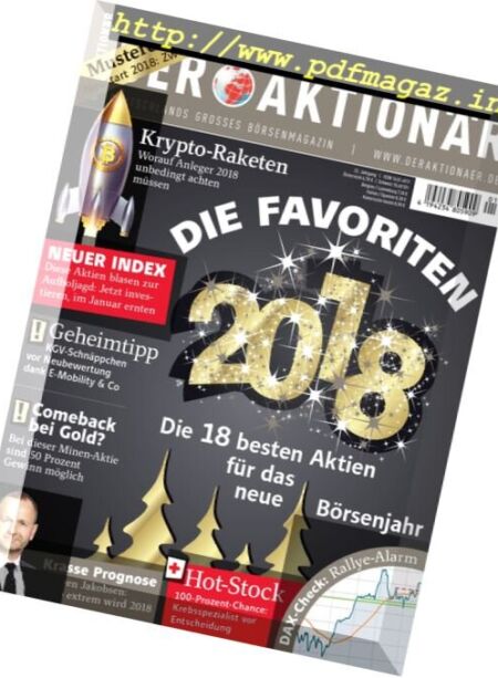 Der Aktionar – 22 Dezember 2017 Cover