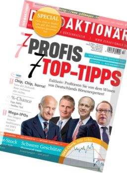 Der Aktionar – 23. Marz 2018