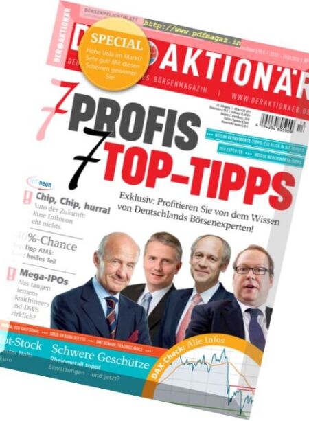 Der Aktionar – 23. Marz 2018 Cover
