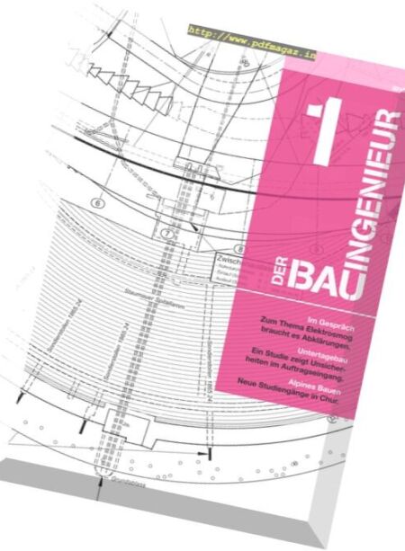 Der Bauingenieur – Nr.1, 2018 Cover