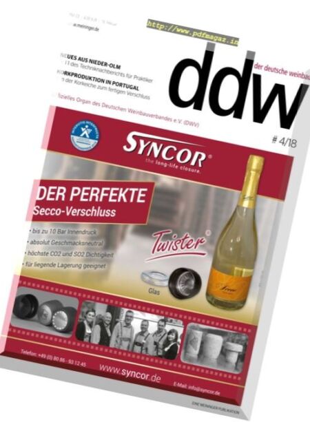 Der Deutsche Weinbau – Nr.4, 2018 Cover