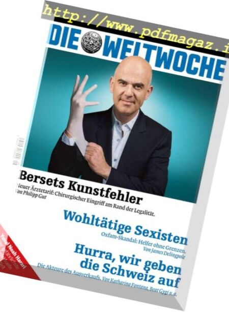 Die Weltwoche – 22 Februar 2018 Cover