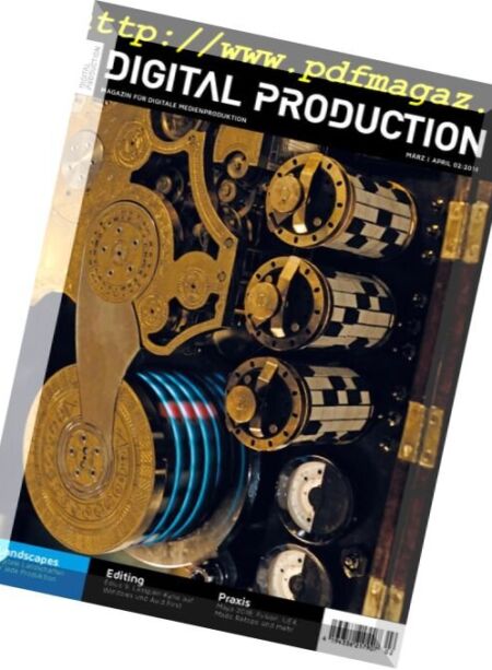 Digital Production – Februar-Marz 2018 Cover