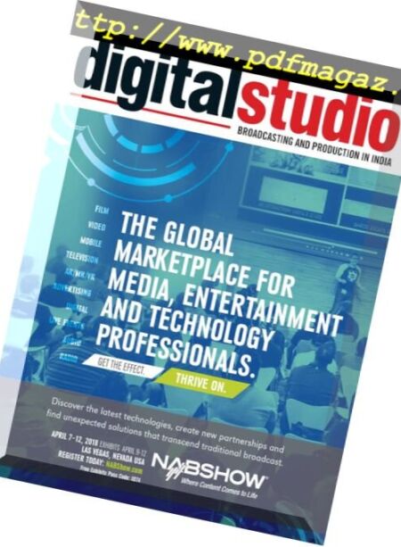 Digital Studio – March 2018 Cover