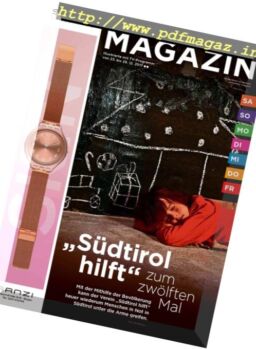 Dolomiten Magazin – 23 Dezember 2017