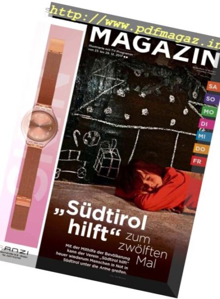 Dolomiten Magazin – 23 Dezember 2017 Cover
