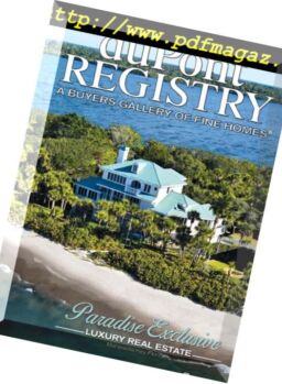 duPontREGISTRY Homes – April 2018