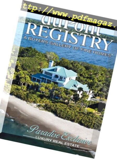 duPontREGISTRY Homes – April 2018 Cover