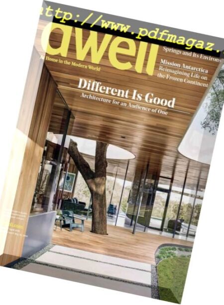 Dwell – March 2018 Cover