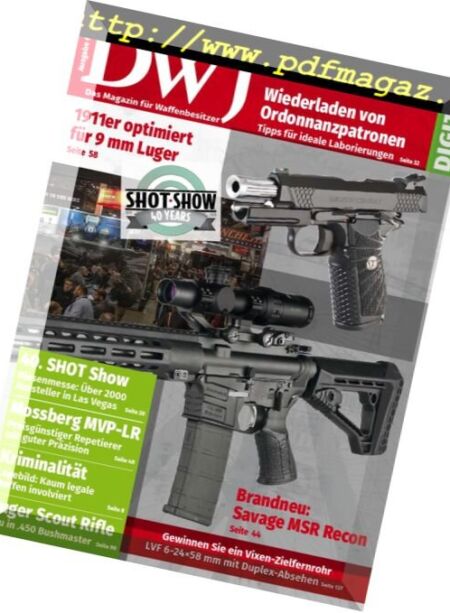 DWJ – Marz 2018 Cover