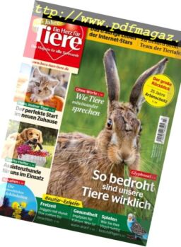 Ein Herz fur Tiere – Marz 2018
