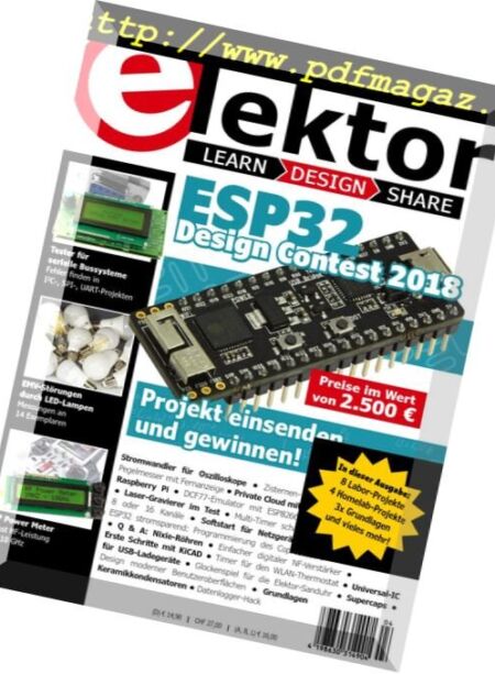 Elektor Germany – Marz-April 2018 Cover