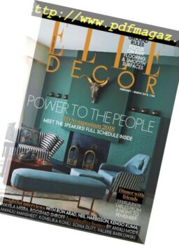 Elle Decor India – February-March 2018