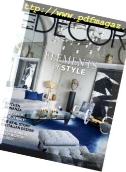 Elle Decor USA – April 2018