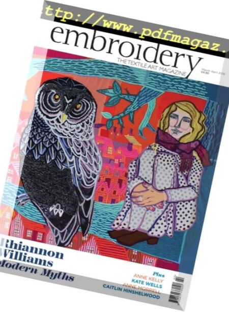 Embroidery Magazine – March-April 2018 Cover