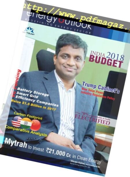 Energy Outlook – March 2018 Cover