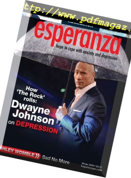 esperanza Magazine – for Anxiety & Depression – February 2018 Cover